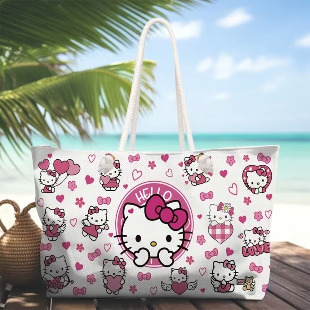 #6889 Hello Kitty Large Capacity Tote Bag